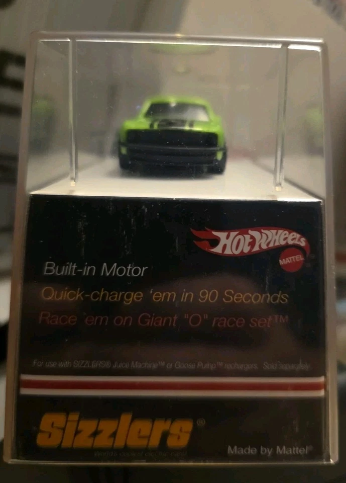 风火轮 Sizzlers 1970 福特野马 Boss302 亮绿色全新未开封 — 第 2/4 张图片