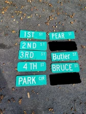 Authentic Used Street Sign