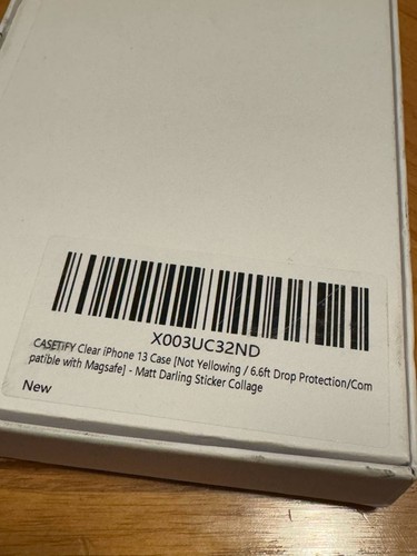 Clear Case [Not Yellowing / 6.6ft Drop iPhone 13 Matt Darling Sticker Collage - Picture 4 of 4