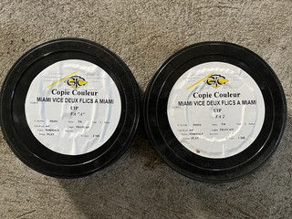 RARE EN 35 MM 2 BANDES ANNONCES MIAMI VICE DEUX FLICS A MIAMI FA A ET 2 FARELL