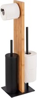 Wenko Stand Wc-Garnitur Lesina , Toilettenpapier Und Wc-BüRstenhalter
