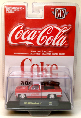 M2マシーン　コカ・コーラ　GMC　シエラ 1/64 2020 M2 MACHINES 1:64 COCA-COLA EDITION RED WHITE 1975 GMC SIERRA