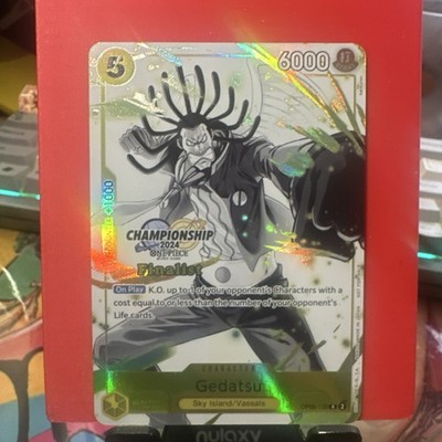 One Piece TCG | Gedatsu | Championship 2024 Finalist | Monochrome | OP05-102