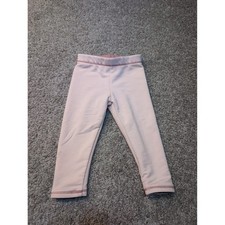 Let Them Be Little Pink Leggings Kids Size 2T Toddler Basic Pocket