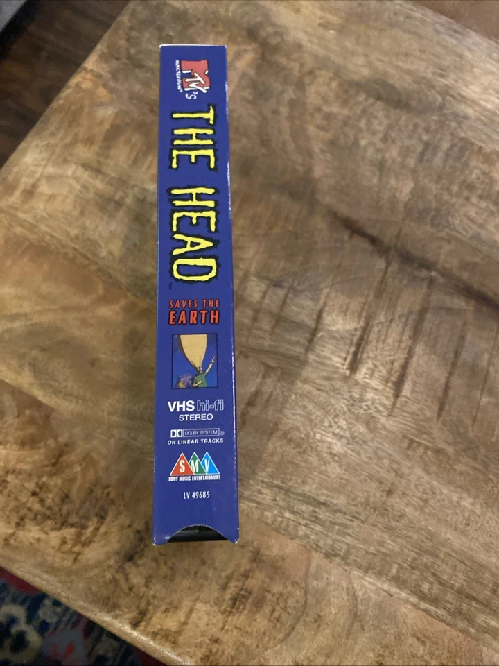 MTVs The Head Saves the Earth (1995) VHS Authentic HTF Vintage VTG Cartoon Movie - Image 3 of 4