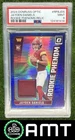 Jayden Daniels PSA 9 2024 Panini Donruss Optic Rookie Phenoms Blue Hyper Jersey