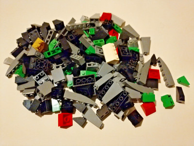 Lego Slope Bricks/Geneigte Steine verschiedenes 200g