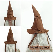 Halloween Witch Hat Cosplay Costume Wizard Hat Tree Hat Party Costume Accessory