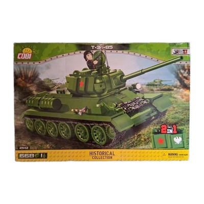Rare COBI 2542 T-34-85 Tank (Soviet and Polish markings) NEW Building Blocks
