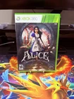 Alice: Madness Returns Xbox 360 Complete W/ Manual CIB Tested - Refurbished