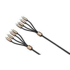 Diamond Audio HX417 HEX Series 4-Channel 17Ft RCA Cable