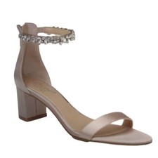 JEWEL BADGLEY MISCHIKA Catalina Open Toe CHAMPAGNE WOMENS Sandal SZ 6