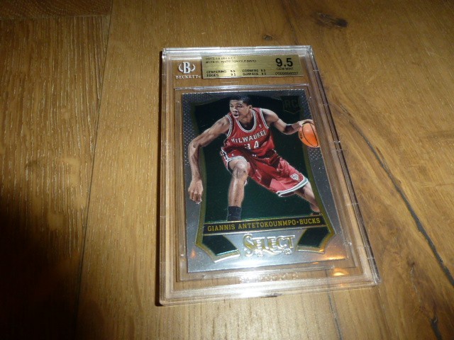 2013 Panini Select Giannis Antetokounmpo RC Rookie #178 Bucks BGS 9.5 GEM MINT