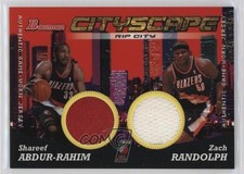 2004-05 Bowman Draft Cityscape Jerseys Shareef Abdur-Rahim Zach Randolph 1e2l