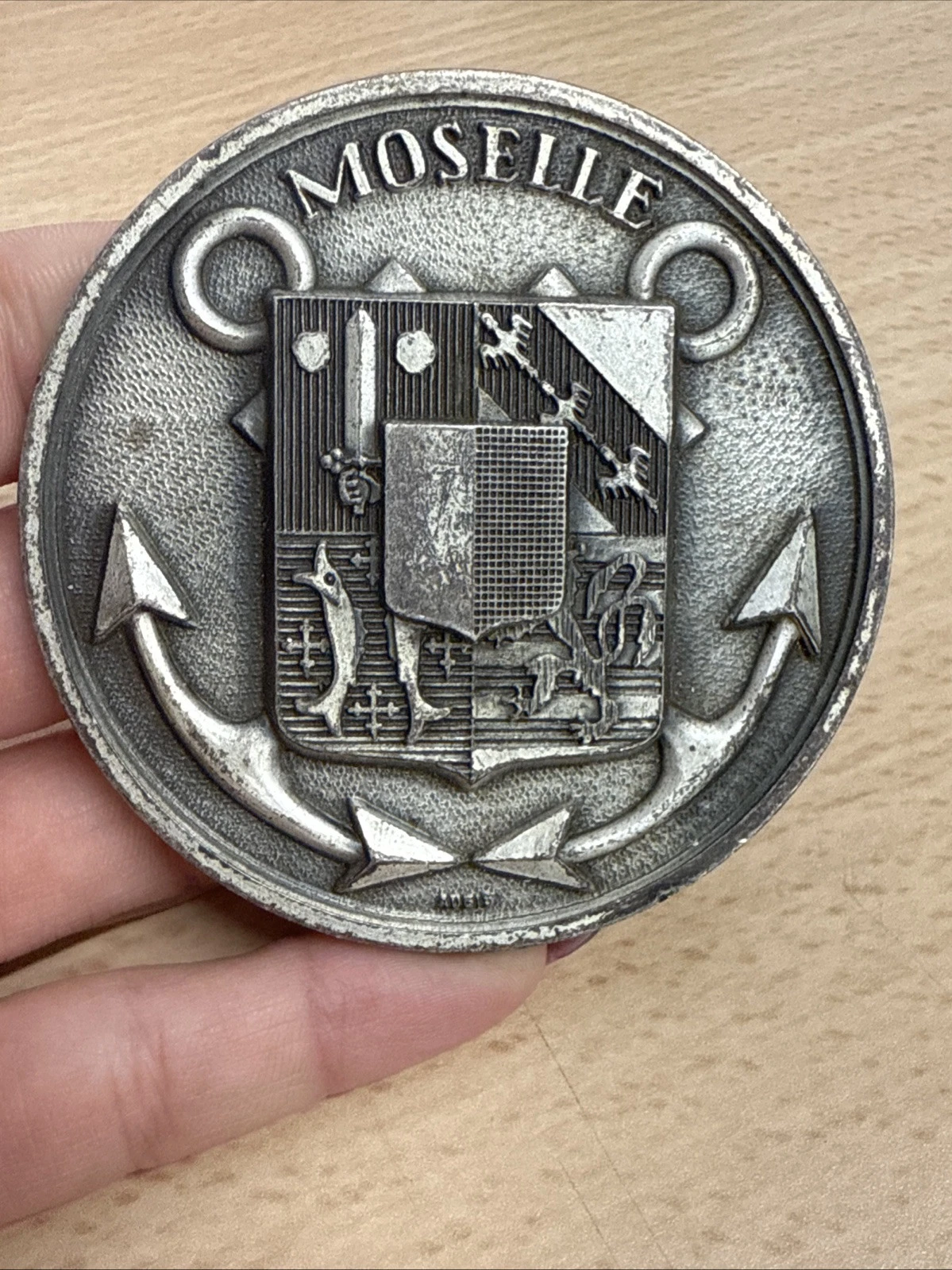 Médaille Moselle En Bronze Augis - Lyon