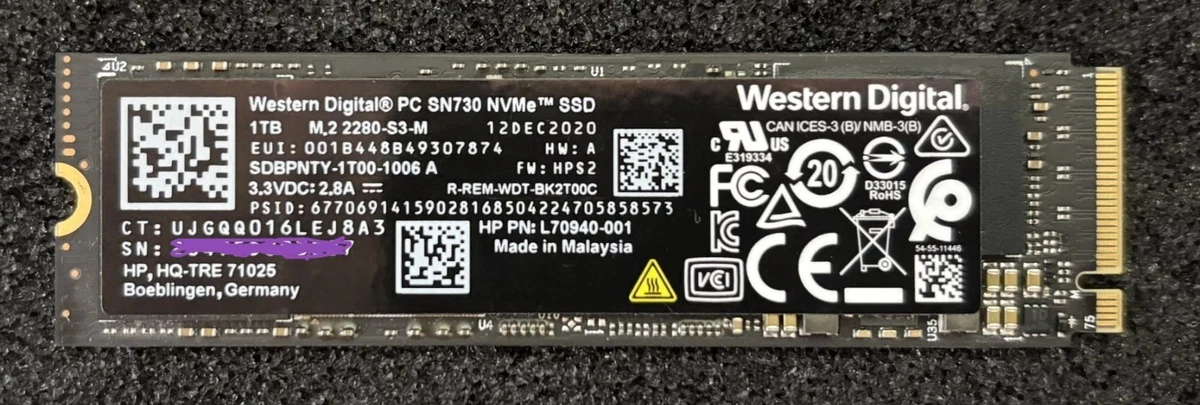 Western Digital M.2 Interface 1 TB Solid State Drives for sale | eBay