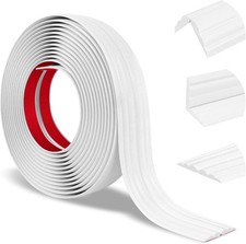 Wall Corner Protector Peel and Stick Corner Trim Molding Flexible Inside Outsi