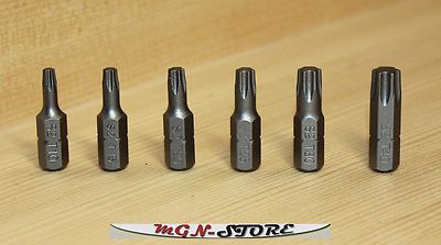 Torx Bits gefräst TX 10 - TX 40 in einem Angebot