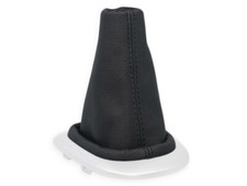 SCHALTMANSCHETTE FUR TOYOTA YARIS 3 2011-2014 SCHALTSACK LEDER SCHWARZ