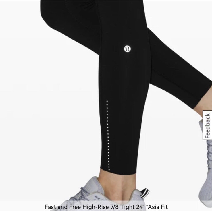 NWT lululemon F and F High-Rise 7/8 Tight 24