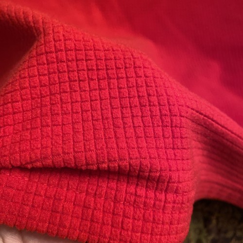 Athletic Works - Red / Black Mens Light Fleece Jacket Coat XL ( 46/48) Full Zip. - Picture 10 of 12