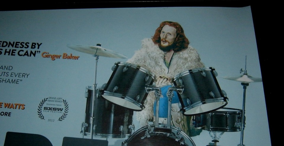 Original 2012 British Quad BEWARE OF MR BAKER GINGER BAKER CREAM Jay ...