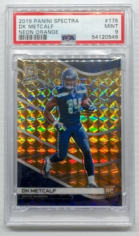 DK Metcalf Panini Spectra #175 Neon Orange