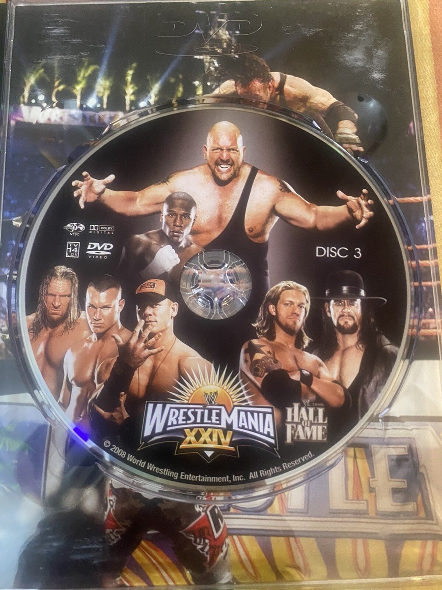 WWE Wrestlemania XXIV 24 DVD (2008) 3-Disc Edge v. Undertaker