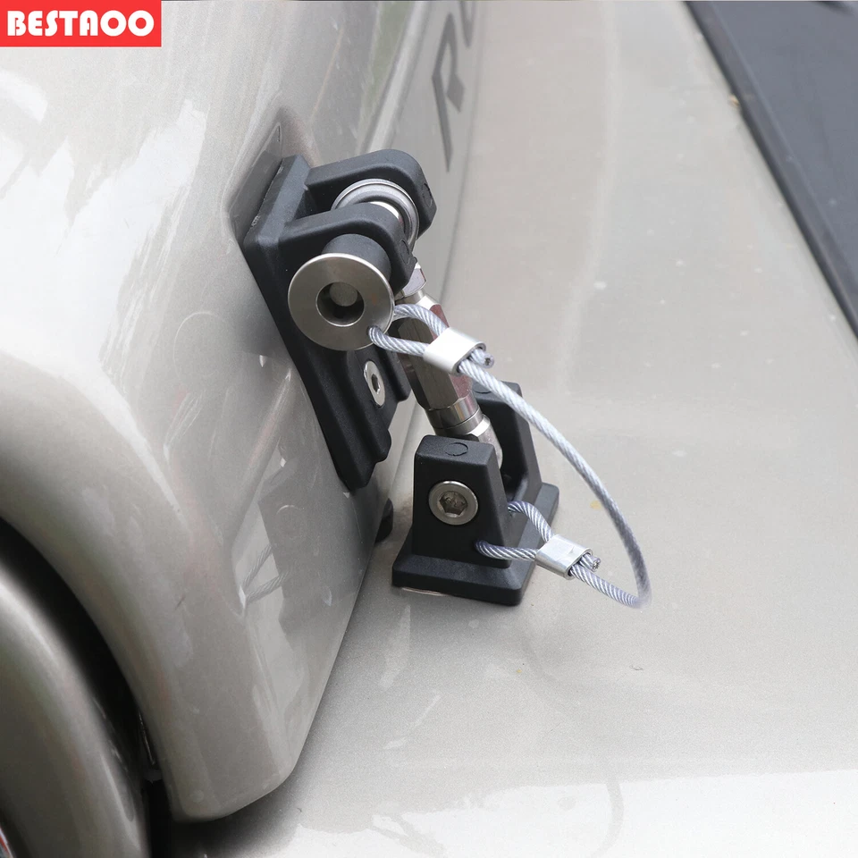 Aluminum Front Hood Latch Hood Lock Catch Locking for Jeep Wrangler TJ 1997-2006 Foto 3 de 4