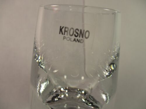 Crate & Barrel Kirby Cordial Crystal Shot Glass 2 oz Krosno Made In Poland New - Picture 4 of 4