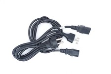 1x EEC 7/7 to IEC C13 female  IEC 23-50 S11 to IEC C13 female PC, computer, mon