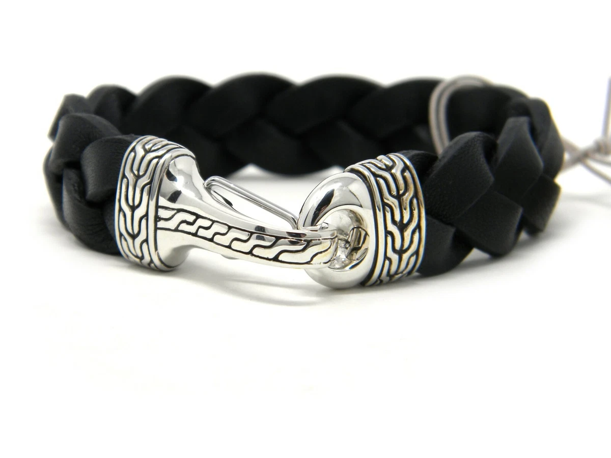 John hardy mens leather on sale bracelet