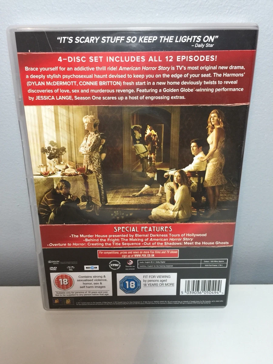 American Horror Story DVD Season 1 FREE POSTAGE eBay
