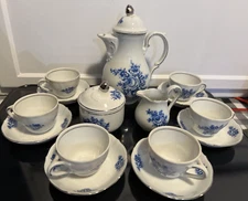 Schaller Winterling Bavaria Germany Demi Porcelain Tea Set Svc. for 6 ~ 17 pcs.