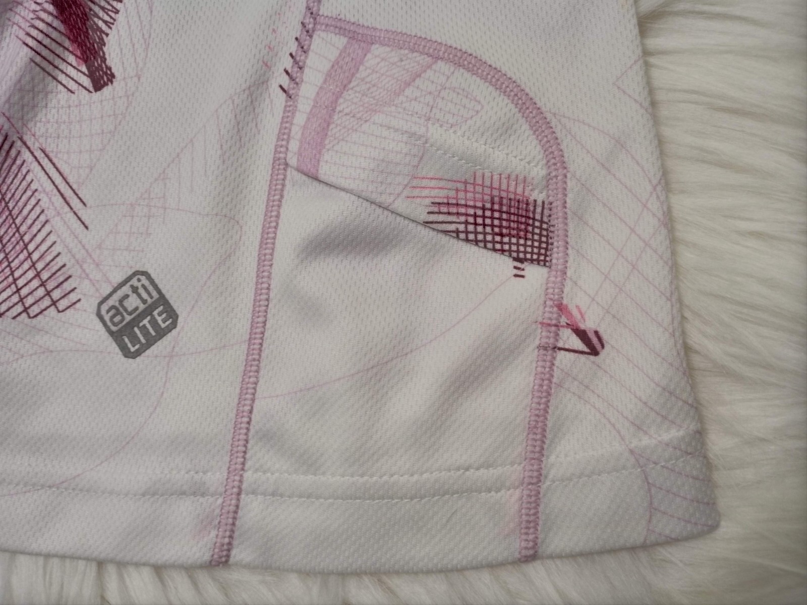 Camicia donna Salomon atletica media performance attiva manica lunga tasca lavanda