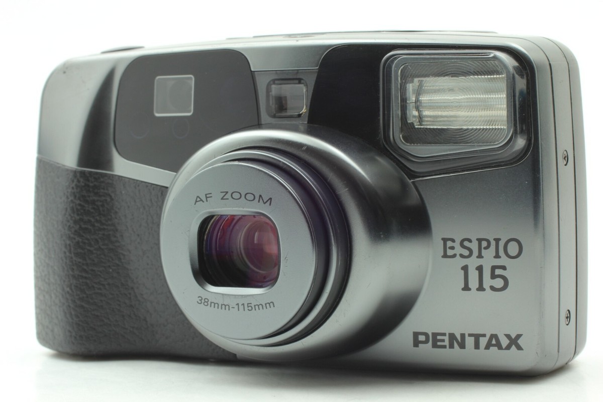 【美品✨完動品】PENTAX ESPIO 115M エスピオ メタルブラック Near MINT] Pentax Espio 115 Metal Black Point & Shoot Camera
