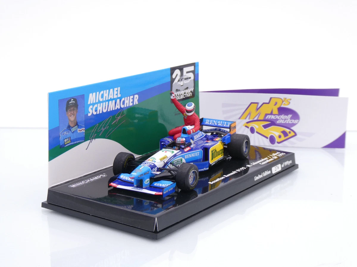 Carte Sportive Michael Schumacher édition Allemande 1995 - Benetton Ford 1994