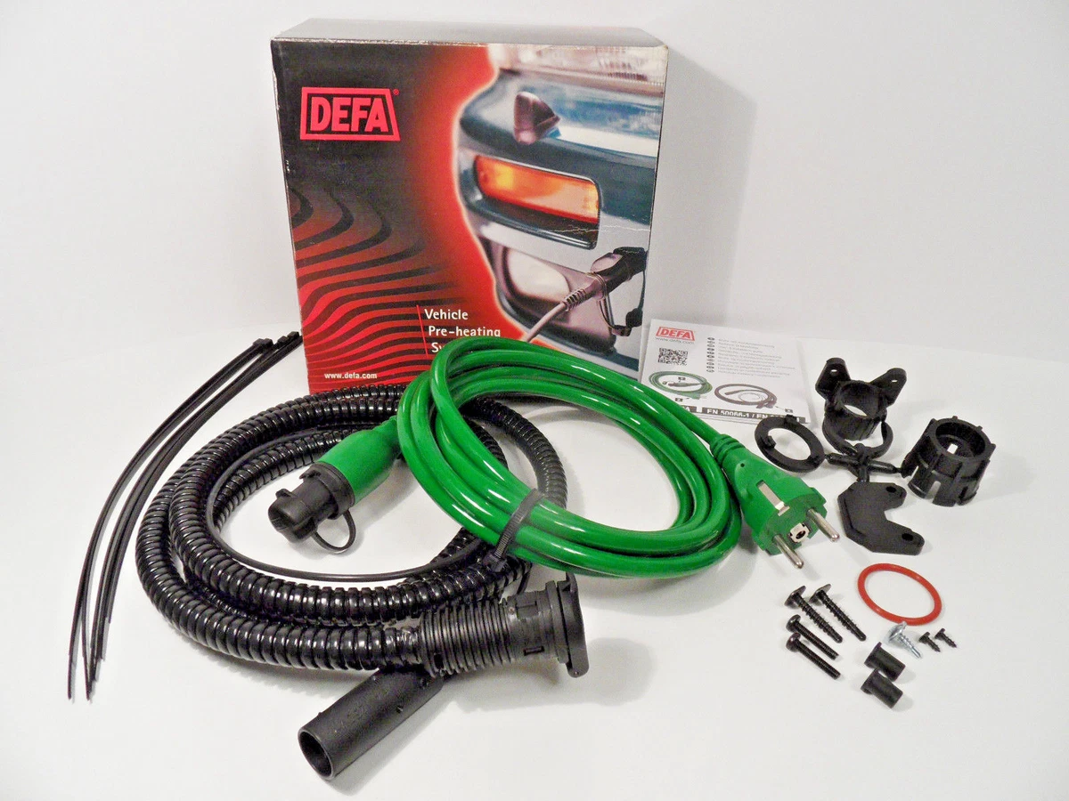 DEFA 460785 Mini Plug Green Warm Up HEATER CONNECTION CABLE SET /KIT 1.5M +  2.5M 7042284607851 | eBay