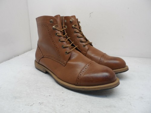 Golaiman Men's Mid-Cut Leather Side-Zip 