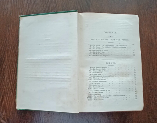 Sketches By "Boz" by Charles Dickens 1877 Chapman and Hall Hardcover - Imagen 13 de 17