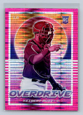 2021 Panini Chronicles Overdrive #5 Keibert Ruiz Pink Pulsar Prizm SP Rookie RC