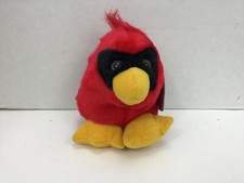 VINTAGE Swibco 1994 Puffkins CASEY THE red Bird Stuffed Plush 6656 w/ Tag