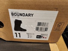 K2 BOUNDARY BLACK MENS SNOWBOARD BOOTS US SIZE 11 EU 44.5