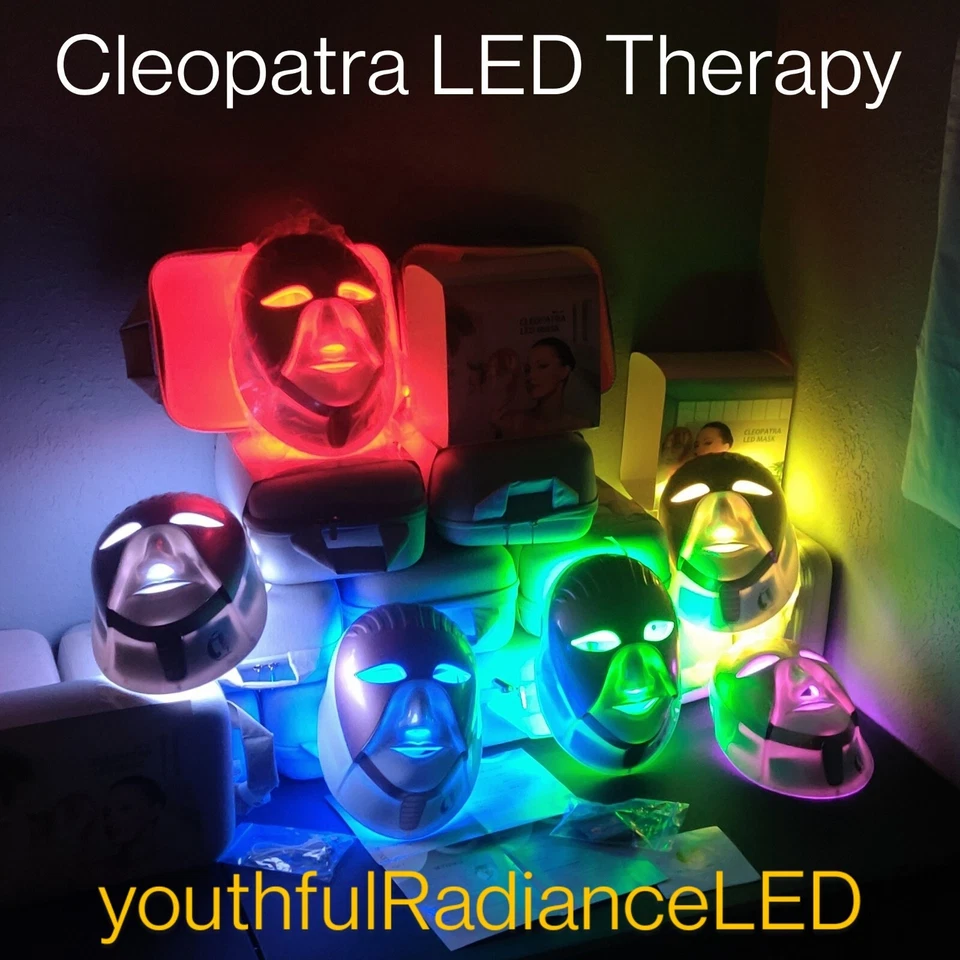 Authentic Cleopatra Spa LED Light Therapy Mask- Shipped from USA - Image 2 of 4