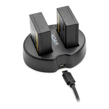 Koah Pro Fujifilm NP-126S Two Pack Rechargeable Battery Dual Charger