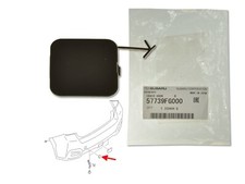 Abschlepphaken Blende Hinten Stoßstange 57739FG000 OE für Subaru Impreza III IV