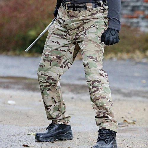 Women Mens Solider Tactical Waterproof Work Trousers Pants Combat Hiking Outdoor - Bild 11 von 24