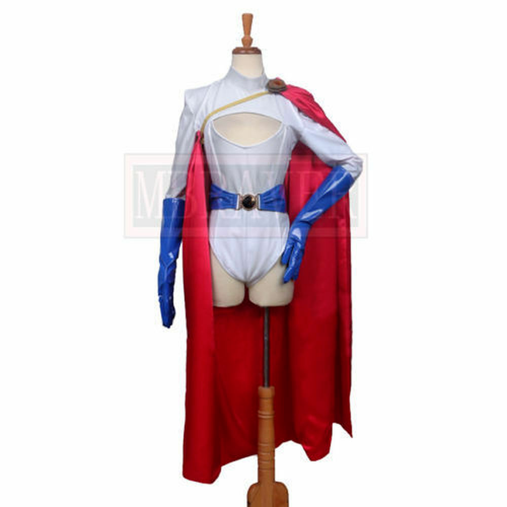 Power Girl Costume female spandex PowerGirl cosplay party Costumes