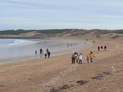Photo 6x4 Gullane Bay Looking north east along the sweep of the beach. Th c2009