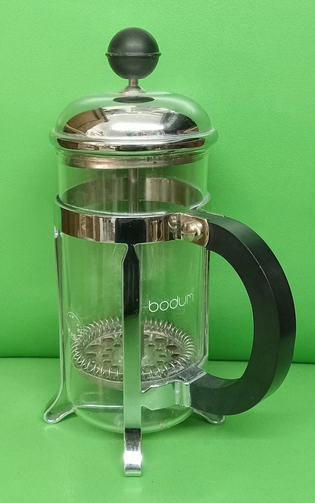 BODUM French Press Travel Coffee Maker, Stainless Steel & Glass
